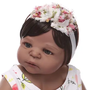 22'' Reborn Doll Realistic Silicone Vinyl Newborn Babies Toy Girl Princess Floral Clothes Pacifier Lifelike Handmade Gift 72XC
22'' Reborn Doll Realistic Silicone Vinyl Newborn Babies Toy Girl Princess Floral Clothes Pacifier Lifelike Handmade Gift 72XC