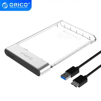 ORICO HDD Case 2.5 inch Transparent Box USB3.0 HDD Enclosure Micro-B SATA to USB 3.0 Hard Disk Case 6Gbps Support 4TB UASP Case
ORICO HDD Case 2.5 inch Transparent Box USB3.0 HDD Enclosure Micro-B SATA to USB 3.0 Hard Disk Case 6Gbps Support 4TB UASP Case