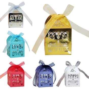 100pcs Christmas Sika Deer Hollow Cut Favor Gift Candy Box Storage with Ribbon New
100pcs Christmas Sika Deer Hollow Cut Favor Gift Candy Box Storage with Ribbon New