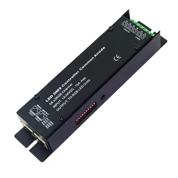 3 Channel DMX Decoder 3CH DMX512 RGB Dimmer Controller with RJ45 Max 5A Each Channel for LED Strip Lights Module
3 Channel DMX Decoder 3CH DMX512 RGB Dimmer Controller with RJ45 Max 5A Each Channel for LED Strip Lights Module