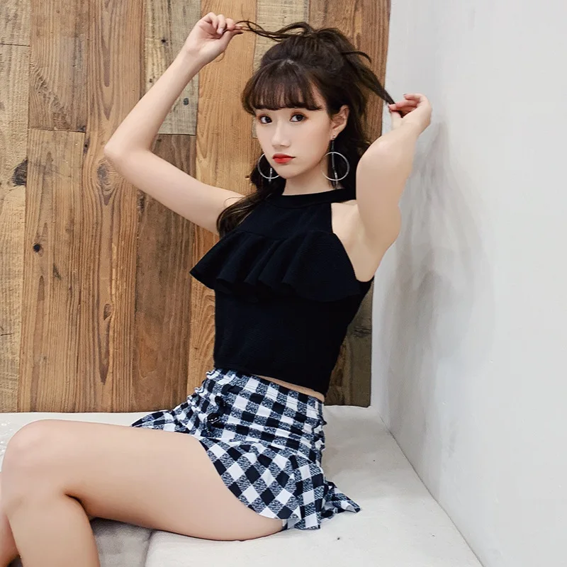 Japanese Korean of Simple Split Type Two-Piece Skirt Bathing Suit Women's Sweet Graceful Conservative High-waisted Push up Hot S
Japanese Korean of Simple Split Type Two-Piece Skirt Bathing Suit Women's Sweet Graceful Conservative High-waisted Push up Hot S