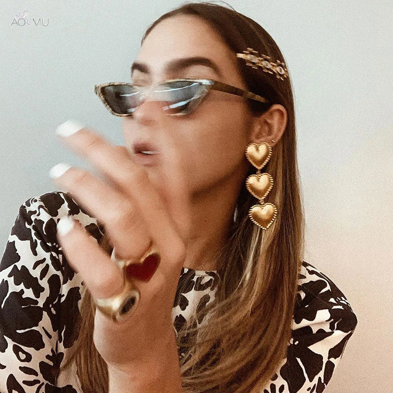 Korea New Punk Earrings For Women Metal Gold Color Heart Shape Geometric Statement Dangle Drop Earrings Jewelry
Korea New Punk Earrings For Women Metal Gold Color Heart Shape Geometric Statement Dangle Drop Earrings Jewelry