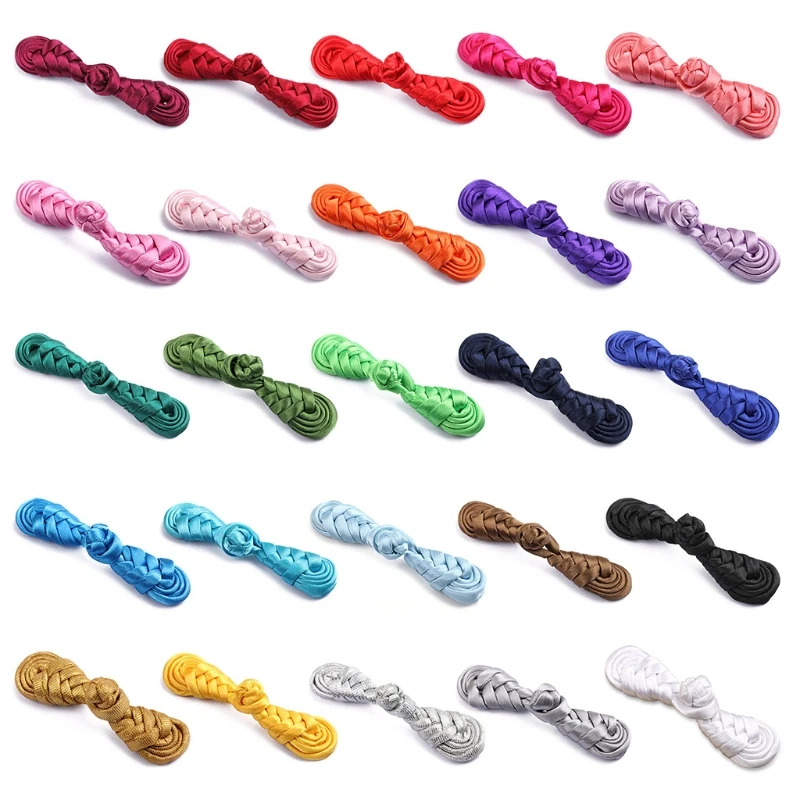 10 Pairs Chinese Handmade Cheongsam Buttons Knot Fastener DIY Handcraft National Style Clothing Accessories
10 Pairs Chinese Handmade Cheongsam Buttons Knot Fastener DIY Handcraft National Style Clothing Accessories