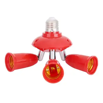 3 in 1 E27 to E27 Lamp Base Holder Flexible LED light Bulb Base Converters Socket Splitter LED Light Bulb Adapter
3 in 1 E27 to E27 Lamp Base Holder Flexible LED light Bulb Base Converters Socket Splitter LED Light Bulb Adapter