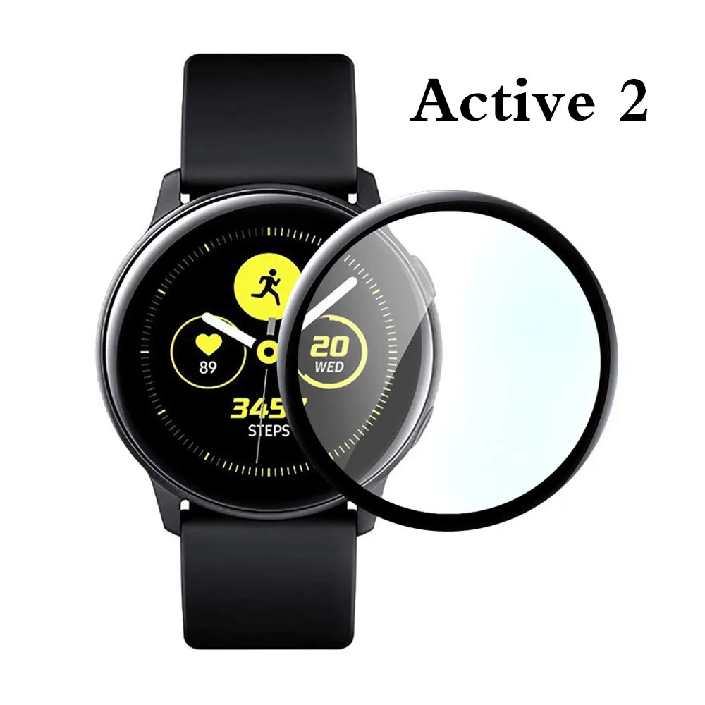 Screen Protector For Samsung Galaxy Watch active 2 Film 40mm 44mm Tempered Glass 3D Full Screen Protective film Soft Fibre Glass
Screen Protector For Samsung Galaxy Watch active 2 Film 40mm 44mm Tempered Glass 3D Full Screen Protective film Soft Fibre Glass