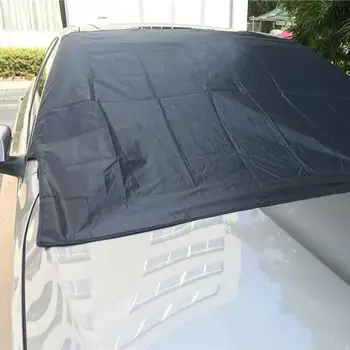 

Car Front Windshield Sunshield Windshield Snow Cover and Sunshade for Most Weather Winter and Summer for Most Cars