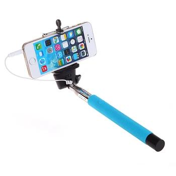 100CM Extendable Handheld Selfie Stick With Remote Shutter Button 3.5mm Cable Wired Selfie Monopod For Android IOS Phone SP99
100CM Extendable Handheld Selfie Stick With Remote Shutter Button 3.5mm Cable Wired Selfie Monopod For Android IOS Phone SP99