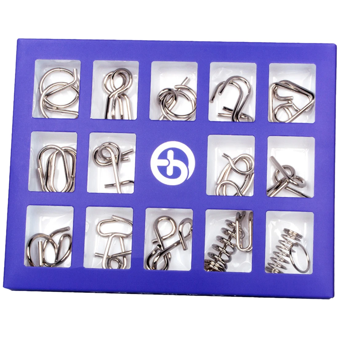 15Pcs/Set Brain Puzzles Intelligence Buckle Lock Toy - B Type Purple English Version
15Pcs/Set Brain Puzzles Intelligence Buckle Lock Toy - B Type Purple English Version