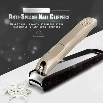 Wholesale Anti-Splash Nail Clippers Manicure Accessories Portable Anti-slip Stainless Steel New Fashion Nail Art Women Man M3
Wholesale Anti-Splash Nail Clippers Manicure Accessories Portable Anti-slip Stainless Steel New Fashion Nail Art Women Man M3