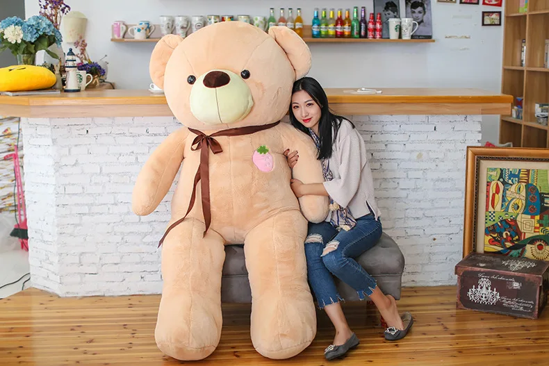size strawberry bear for a girlfriend bear hug bear doll gift