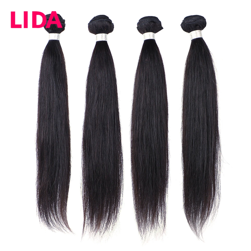 Lida Straight Hair Bundles Brazilian Hair Weave Bundles 100% Human Hair Bundles Natural Color Remy Hair Weave 4 Pieces Deal
Lida Straight Hair Bundles Brazilian Hair Weave Bundles 100% Human Hair Bundles Natural Color Remy Hair Weave 4 Pieces Deal