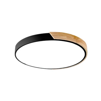 Ceiling Light 18W Nordic Wooden Application Living Room Round Bedroom Led Light Black (Warm Light) Rubber Wood + Wrought Iron
Ceiling Light 18W Nordic Wooden Application Living Room Round Bedroom Led Light Black (Warm Light) Rubber Wood + Wrought Iron