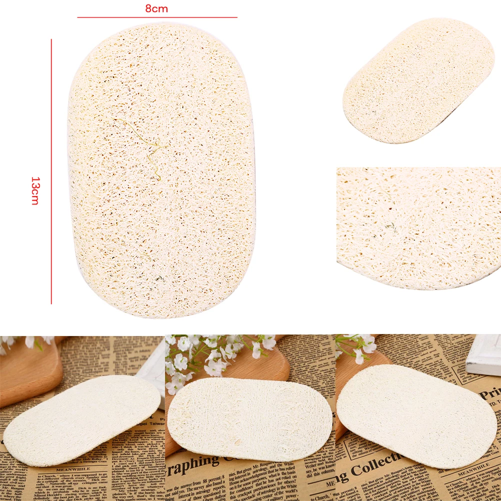 

Loofah Dish Pad Dish Washing Cleaning Scrubber Sponge Cleaner Scrub Pad Kitchen Tool Nature Bath Brush Cup Bowl Clean Brushes