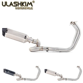Motorcycle Exhaust Muffler Middle Link Pipe Full System Slip On For kawasaki NINJA650R ninja650 Z650 2017 2018
Motorcycle Exhaust Muffler Middle Link Pipe Full System Slip On For kawasaki NINJA650R ninja650 Z650 2017 2018