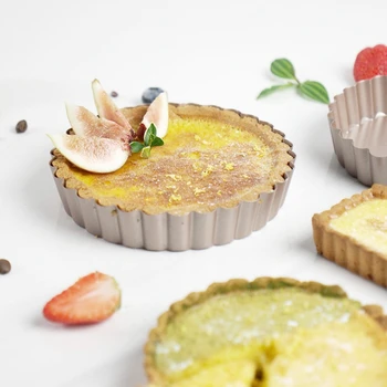 4Pcs Non-Stick Loose Bottom Quiche Pan Removable Egg Tart Cake Mould Pie Pan Pizza Pan Plate Tray Baking Tools
4Pcs Non-Stick Loose Bottom Quiche Pan Removable Egg Tart Cake Mould Pie Pan Pizza Pan Plate Tray Baking Tools