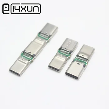 1pcs USB 3.1 Type C Connector 24Pin Male Plug to Female jack Extension Cord Testing Line DIY Adapter
1pcs USB 3.1 Type C Connector 24Pin Male Plug to Female jack Extension Cord Testing Line DIY Adapter