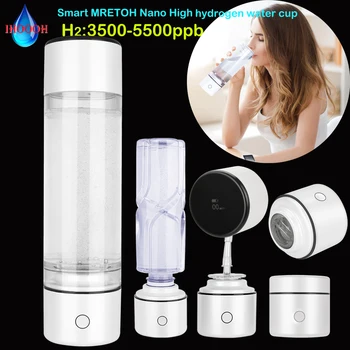 Nano High Hydrogen Water Generator Improve Immunity Smart MRETOH Alkaline Ion Membrane Health H2 Bottle Gift For Girlfriend
Nano High Hydrogen Water Generator Improve Immunity Smart MRETOH Alkaline Ion Membrane Health H2 Bottle Gift For Girlfriend