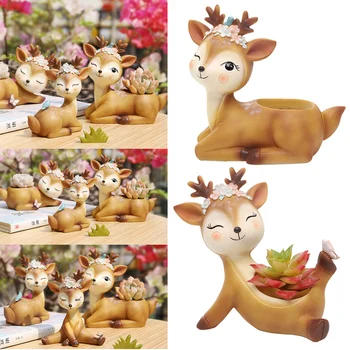 Cartoon Deer Flower Pot Craft Desktop Decoration Cute Succulent Planter Garden WXV Sale
Cartoon Deer Flower Pot Craft Desktop Decoration Cute Succulent Planter Garden WXV Sale