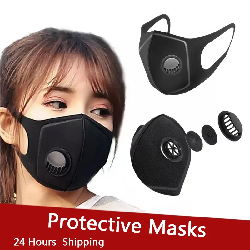 5 pcs Dust Mask PM2.5 Pollution Face Respirator Black Breathable Valve Mask FFP3 Filter Double Stereoscopic Filter
5 pcs Dust Mask PM2.5 Pollution Face Respirator Black Breathable Valve Mask FFP3 Filter Double Stereoscopic Filter