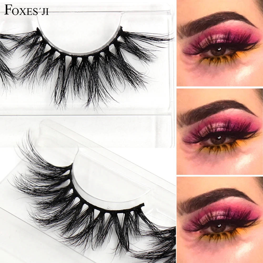FOXESJI 3D Mink Lashes 25mm Eyelashes Luxury Handmade Reusable Long lasting Fluffy False Eyelashes faux cils maquiagem eyelash
FOXESJI 3D Mink Lashes 25mm Eyelashes Luxury Handmade Reusable Long lasting Fluffy False Eyelashes faux cils maquiagem eyelash