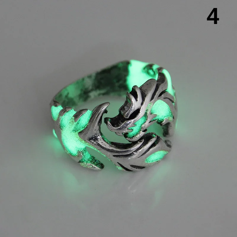 Hot 1 Pcs Men Dragon Ring Circle Finger Hoop Luminous Glow in the Dark Gift Jewelry hh88
Hot 1 Pcs Men Dragon Ring Circle Finger Hoop Luminous Glow in the Dark Gift Jewelry hh88