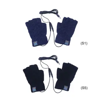 1 Pair USB Electric Heated Thermal Gloves Winter Motorcycle Knitted Half Finger Gloves for Winter Autumn Supplies
1 Pair USB Electric Heated Thermal Gloves Winter Motorcycle Knitted Half Finger Gloves for Winter Autumn Supplies