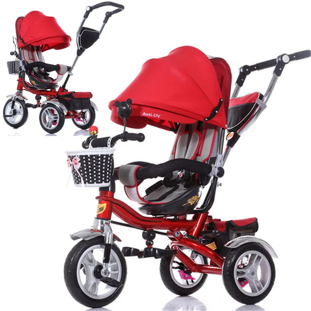 infant tricycle push handle