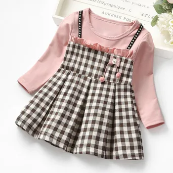 Infant Baby Girls Dress Clothes Toddler Kids Ruched Plaid Patchwork Princess Dress Spring Kids Girls Long Sleeve Dresses #LR1
Infant Baby Girls Dress Clothes Toddler Kids Ruched Plaid Patchwork Princess Dress Spring Kids Girls Long Sleeve Dresses #LR1