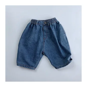 3721 Kids Pants Elastic Waist Button Mix Casual Pants with Pockets Children Washed 7-point Jeans Boys Trousers Girls Denim Short
3721 Kids Pants Elastic Waist Button Mix Casual Pants with Pockets Children Washed 7-point Jeans Boys Trousers Girls Denim Short