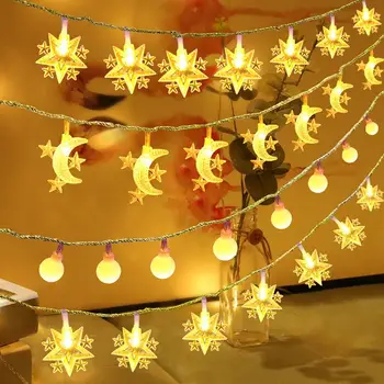 FENGRISE 3M Moon Star Christmas LED Light Garland Merry Christmas Decor For Home 2020 Christmas Tree Ornaments New Year 2021
FENGRISE 3M Moon Star Christmas LED Light Garland Merry Christmas Decor For Home 2020 Christmas Tree Ornaments New Year 2021