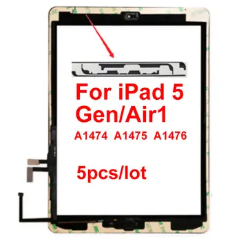5pcs For iPad 5 Air Gen A1474 A1475 A1476 Touch Screen Digitizer & Adhesive +home flexcable completed
5pcs For iPad 5 Air Gen A1474 A1475 A1476 Touch Screen Digitizer & Adhesive +home flexcable completed