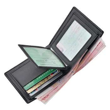 2020 New Men's short wallet PU leather wallet credit card top Korean version wallet Multifunctional Solid color wallet
2020 New Men's short wallet PU leather wallet credit card top Korean version wallet Multifunctional Solid color wallet