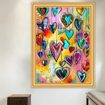 DIY 5D Diamond Painting Love Heart Cross Stitch Full Square Round Diamond Embroidery Mosaic Picture Of Rhinestones Decor Gift
DIY 5D Diamond Painting Love Heart Cross Stitch Full Square Round Diamond Embroidery Mosaic Picture Of Rhinestones Decor Gift