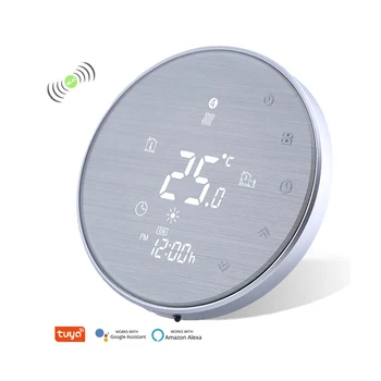 Tuya Smart Thermostat WiFi Round Design Temperature Controller For 3A Water Floor Heating Works with Alexa Google Home
Tuya Smart Thermostat WiFi Round Design Temperature Controller For 3A Water Floor Heating Works with Alexa Google Home