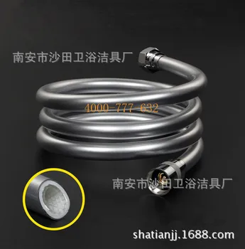 Hereby Manny Thick PVC Platinum Silver Plastic Shower Faucet Nozzle Hose Rain Shower Head Shower Tube Shower Hose
Hereby Manny Thick PVC Platinum Silver Plastic Shower Faucet Nozzle Hose Rain Shower Head Shower Tube Shower Hose