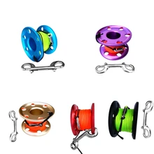 1 Pcs 50m Aluminum Alloy Scuba Diving Compact Finger Reel Guide Line Spool with Stainless Steel Snap Clip Diving Gear
1 Pcs 50m Aluminum Alloy Scuba Diving Compact Finger Reel Guide Line Spool with Stainless Steel Snap Clip Diving Gear