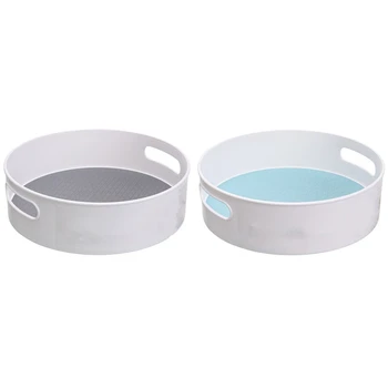 Multifunctional Non-Slip Rotating Storage Tray ABS Cosmetic Storage Holder Kitchen Storage Tray Desktop Fruit Dish
Multifunctional Non-Slip Rotating Storage Tray ABS Cosmetic Storage Holder Kitchen Storage Tray Desktop Fruit Dish