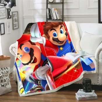 Hoodie Blanket Plush Blanket 3D Super Mario Printed Sherpa Fleece Microfiber Blanket Gift Drop Shipping 009
Hoodie Blanket Plush Blanket 3D Super Mario Printed Sherpa Fleece Microfiber Blanket Gift Drop Shipping 009