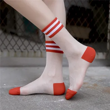 Summer Socks Women Perspective White Stripes Patchwork Streetwear Girl Glass Coolsocks
Summer Socks Women Perspective White Stripes Patchwork Streetwear Girl Glass Coolsocks