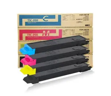 

For Kyocera FS-C8020 FS-C8025 FS-C8520 FS-C8525 MFP TASKalfa 205c 255c Color Printer TK 897 898 Refill Toner Cartridge,12K 6K