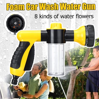 High Pressure Multifunction 8 in 1 Jet Spray G-un Soap Dispenser Hose Nozzle Car Wash Cleaning Tool Garden Watering
High Pressure Multifunction 8 in 1 Jet Spray G-un Soap Dispenser Hose Nozzle Car Wash Cleaning Tool Garden Watering