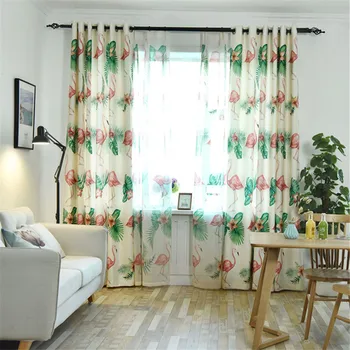 Nodric Living Room Window Curtains Flamingo and Tree Decoration Semi-Shading Polyester Kitchen Bedroom Panels Wholesale Valances
Nodric Living Room Window Curtains Flamingo and Tree Decoration Semi-Shading Polyester Kitchen Bedroom Panels Wholesale Valances