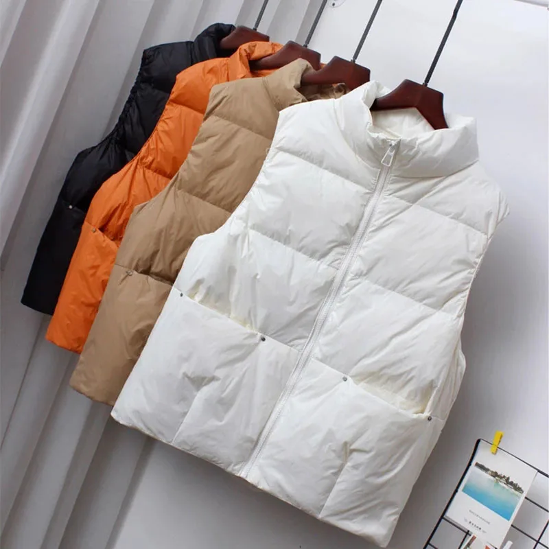 Women Ultra Light Down Vest Casual Slim Waistcoat 90% White Duck Down Gilet New Arrival 2021
Women Ultra Light Down Vest Casual Slim Waistcoat 90% White Duck Down Gilet New Arrival 2021