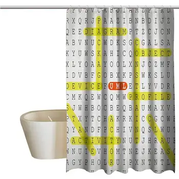 Word Search Puzzle Hotel Fabric Shower Curtain Unified Modeling Language Word Puzzle with Highlighted Keywords Cloth Fabric
Word Search Puzzle Hotel Fabric Shower Curtain Unified Modeling Language Word Puzzle with Highlighted Keywords Cloth Fabric