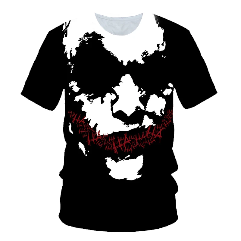 2019 new super cool T-shirt men's and women's 3d t-shirts printed with suicide 3d clown short-sleeved summer shirt t-shirt
2019 new super cool T-shirt men's and women's 3d t-shirts printed with suicide 3d clown short-sleeved summer shirt t-shirt