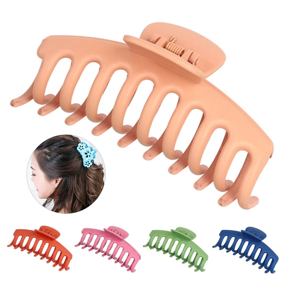 1Pc Korean Solid Big Hair Claws Frosted Acrylic Hair Clips Hairpins Barrette Headwear for Women Girls Hair Accessories
1Pc Korean Solid Big Hair Claws Frosted Acrylic Hair Clips Hairpins Barrette Headwear for Women Girls Hair Accessories