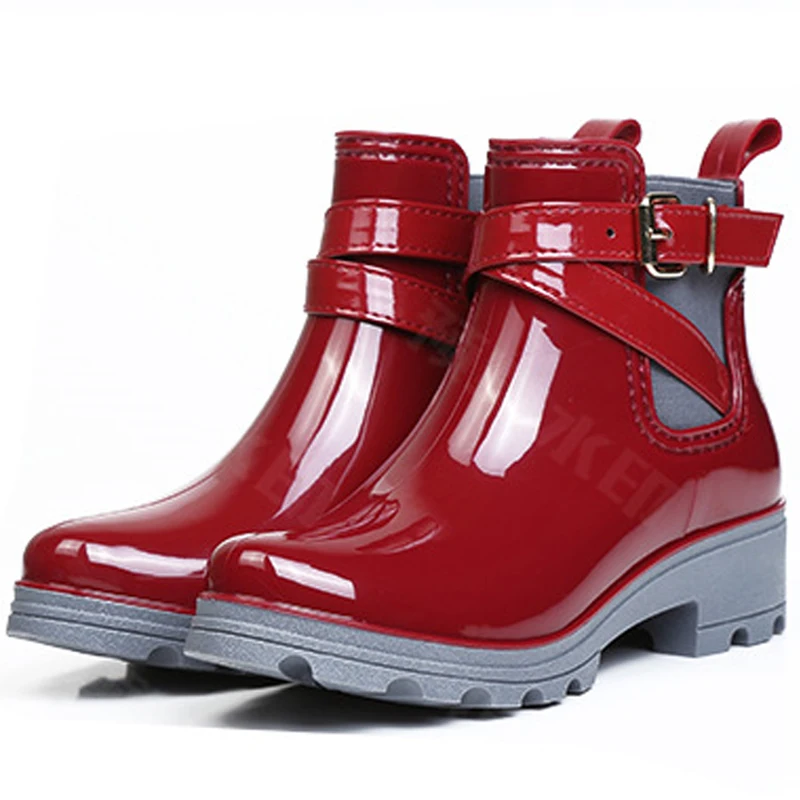 Fengnong New Rain Boots Warm Buckle Platform Slip On Pvc Waterproof Motorcycle Bowtie Ankle Flat With Woman Shoes
Fengnong New Rain Boots Warm Buckle Platform Slip On Pvc Waterproof Motorcycle Bowtie Ankle Flat With Woman Shoes