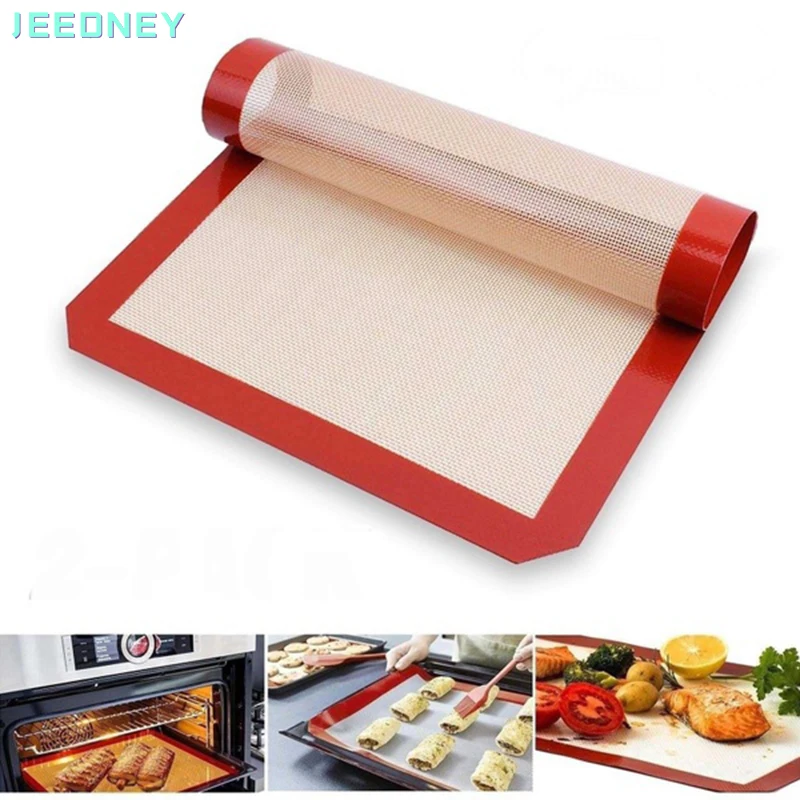 4pcs Kitchen Baking Mat Healthy Food Silicone Pad Durable Liner Rolling Silicone Baking Sheet Non Stick Cooking Mats
4pcs Kitchen Baking Mat Healthy Food Silicone Pad Durable Liner Rolling Silicone Baking Sheet Non Stick Cooking Mats