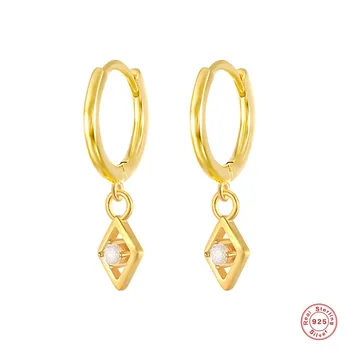 YPAY 100% Real 925 Sterling Silver Earrings for Women Female Europe INS Round Zircon Square Pendant Hoop Earring Jewelry YME743 
YPAY 100% Real 925 Sterling Silver Earrings for Women Female Europe INS Round Zircon Square Pendant Hoop Earring Jewelry YME743