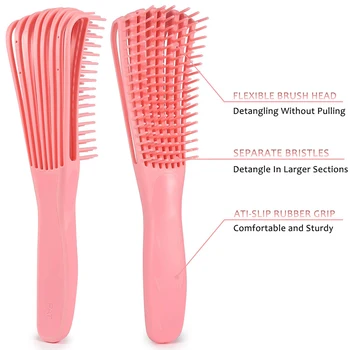 1 Pcs Eight-claw Comb Rubber Handle Scalp Massage Comb Brush Anti-static Promote Blood Circulation Combs
1 Pcs Eight-claw Comb Rubber Handle Scalp Massage Comb Brush Anti-static Promote Blood Circulation Combs